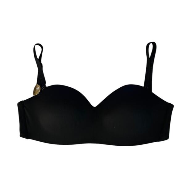 *NWOT Wacoal 854372 Staying Power Wire Free Strapless Black Bra – 32DD - Picture 4 of 6
